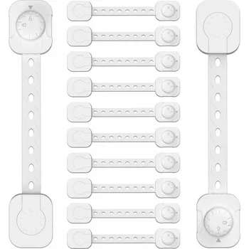Příslušenství pro čtečku elektronické knihy Bezpečnostní prvky Sillar pro zásuvky a skříňky nábytku - 12 kusů