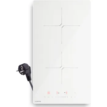 Varná deska Klarstein PowerGlide 30cm Indukční Varná Deska 2 Varné Zóny Bílá (10047880)