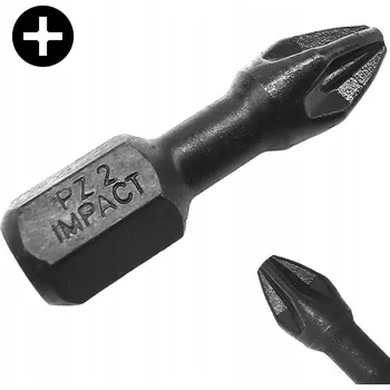 Bit BIT ÚDEROVÝ PZ 2 25mm KŘÍŽOVÝ POZIDRIV TORSION IMPACT COBIT 1 Ks