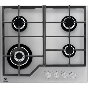Varná deska Plynová varná deska Electrolux KGG64362S Stříbrná 60 cm