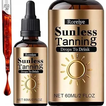 Přípravek na opalování Sunless Tanning Drops To Drink – pitné kapky na opalování 60 ml (1 lahvička)