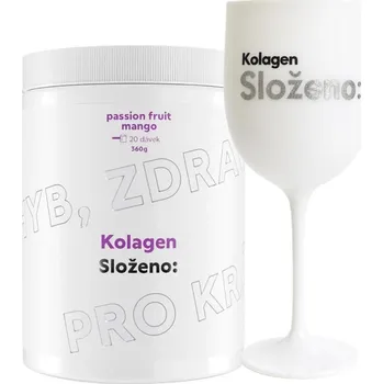 Kloubní výživa AKCE Složeno: Kolagen 360 g + ZDARMA Plastová Sklenka limitovaná edice