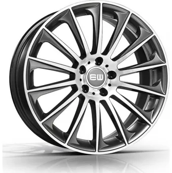 Alu kolo ELITE WHEELS Alu Kola Elite Wheels Ew02 Wild Beauty 9.5x19 5x112 ET38 Palladium Polish 66.5