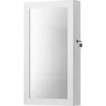 Songmics skříňka na šperky se zrcadlem 67 cm závěsná uzamykatelná