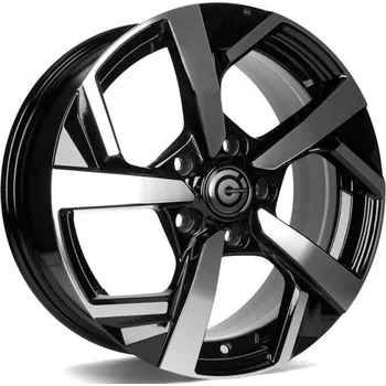 Alu kolo Carbonado Alu Kola Carbonado QUINCY 6.5x16 5x114.3 ET40 Black Front Polished 73.1