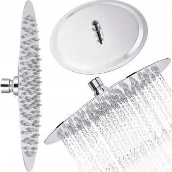 Sprchová hlavice Sprchová hlavice ocelová tenká kulatá 25 cm chromová slim