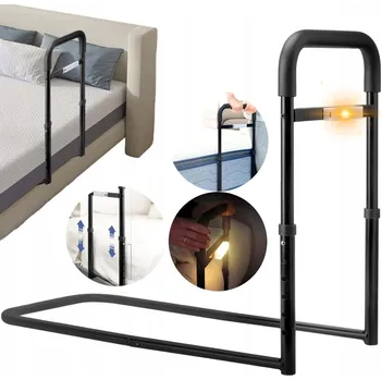 Zabezpečení domácnosti Zábrana k posteli Cocoarm s nastavitelnou výškou a protiskluzová