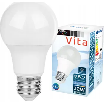 Žárovka LED žárovka SMD dioda E27 A60 2835 12W 230V BÍLÁ