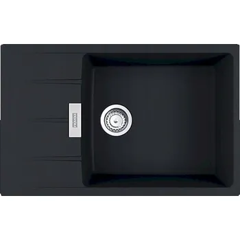 Granitový dřez Jednokomorový granitový dřez Franke CNG 611-78 XL, černý