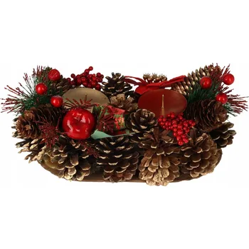 Svícen Svícen na čajové svíčky Home Styling Collection 8 cm, pro 2 svíčky