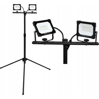 YATO LED Reflektor se Stojanem, Halogen 2x20W IP65