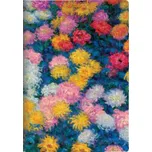 Sešit Paperblanks - Monet’s Chrysanthemums A5, tečkovaný