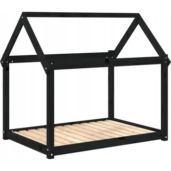 Pelíšek pro psa Pelíšek pro psa - Černé borovicové dřevo 111x80x100 cm