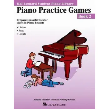 Piano Practice Games Book 2: Hal Leonard Student Piano Library (Hal Leonard,Barbara Kreader,Fred Kern)(Brožovaná)