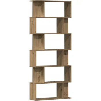 Knihovna Knihovna, regál na knihy 80 x 24 x 192 cm dub artisan, 6 polic
