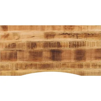 Jídelní stůl Dřevěná deska k psacímu stolu z manga 120 x 60 x 2,5 cm v přírodní barvě
