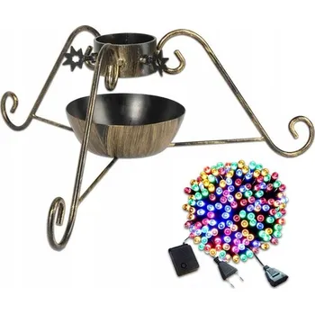 Vánoční dekorace STOJAN NA VÁNOČNÍ STROMEK SADA 22 LAMPIČEK 200 LED