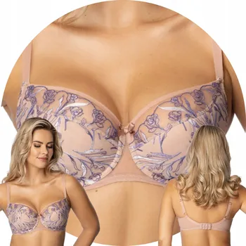 Podprsenka Gaia 1307 Raina Podprsenka polovyztužená SEMI SOFT béžovo-modrá 70I