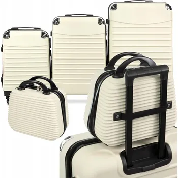 Sada cestovních kufrů 4v1 na kolečkách: velký, střední, malý a kabinový kufr