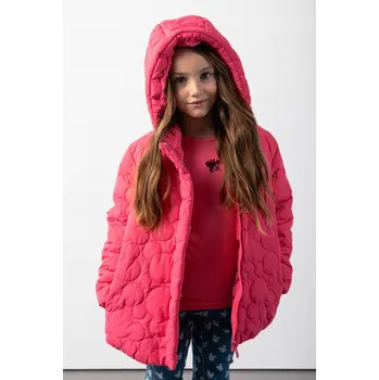 Dívčí oblečení Zimní Bunda Dívčí Růžová Dětská Péřová 092 Coccodrillo ZC5