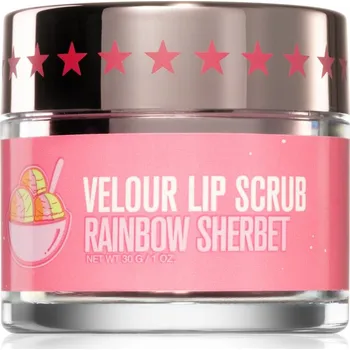 Pleťový peeling Jeffree Star Cosmetics Velour Lip Scrub cukrový peeling na rty Rainbow Sherbet 30 g