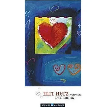 Kalendář Mit Herz, Geburtstagskalender - Munnik, Cilia de