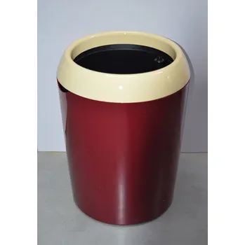 Květináč Plastia Sam. květináč Calimera ø 50 B1 slonová kost/vínová