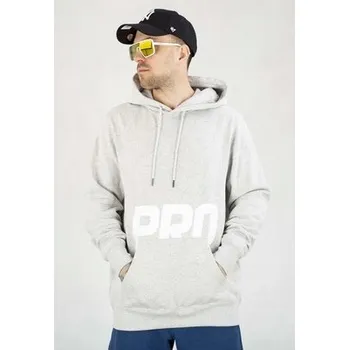 Pánská mikina Pánská šedá mikina s kapucí PROSTO Pro XXL