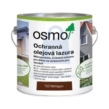 Olej na dřevo Olejová lazura ochranná, Mahagon 703, OSMO 750 ml, balení 1 ks