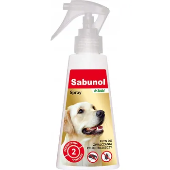 Antiparazitikum pro psa Dr Seidel SABUNOL sprej proti blechám a klíšťatům pro psy 100ml