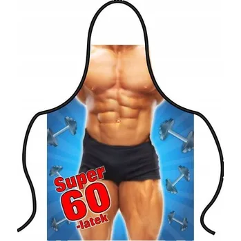 Kuchyňská zástěra Dekorativní OBLEČENÍ DO KUCHYNĚ Zástěra Dárek k 60. narozeninám pro Dědečka Tatínka