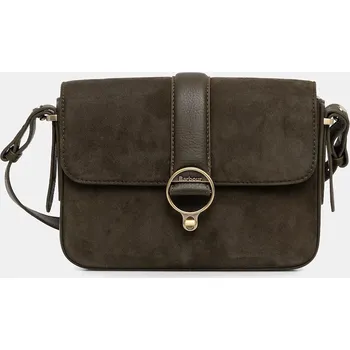 Semišová kabelka Barbour Rosa LBA0508 zelená 91X, vel. ONE SIZE