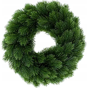 umělá květina Vánoční věnec z jedle vznešené, živý, 28 cm, umělý