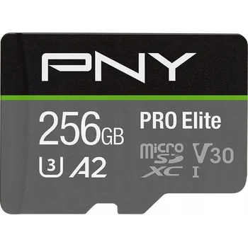 Paměťová karta Paměťová karta MicroSDXC PNY P-SDU256V32100PRO-GE 256 GB