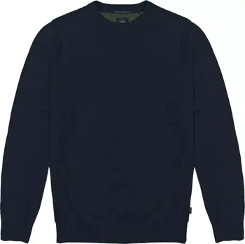 Pánský svetr Velký pánský hladký svetr přes hlavu Double Urban Outfitters KNIT-8019 tmavě modrá (6XL)