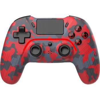 Gamepad Kontroler COBRA QSP462CRD Camo PS4 PC Červený