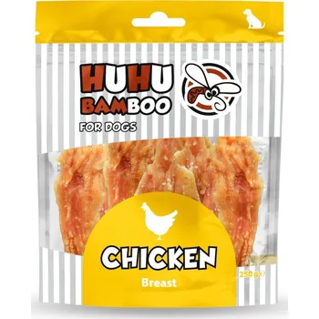Pamlsek pro psa VO Huhubamboo kuřecí prsa 250g