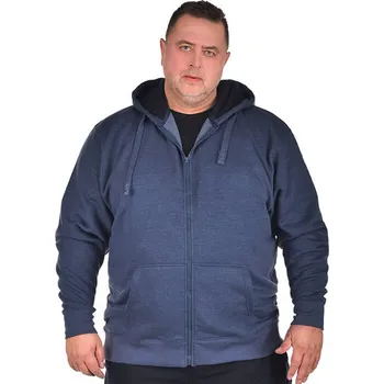 Pánská mikina Pánská velká mikina na zip Kam 503H modrá (6XL)