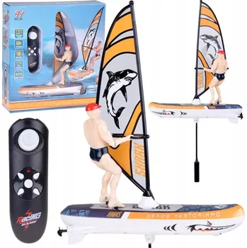 RC model auta Dálkově ovládaný svítící WINDSURFER plovoucí na dálkové ovládání RC0740