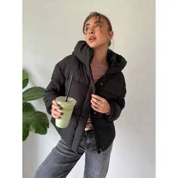 Dámská bunda Mishel Krátká bunda Luna černá Velikost: XXL