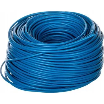 elektrický kabel H07V-K 1X6 QMM MODRÝ krabička 450/750V vodič 100m HELUKABEL 29179