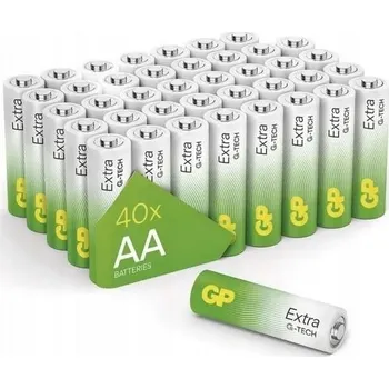 Článková baterie Baterie AA R6 40 ks GP Extra G-tech alkalické