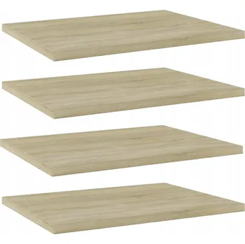 police Police na knihy dub sonoma 40 x 30 x 1,5 cm (4 ks)