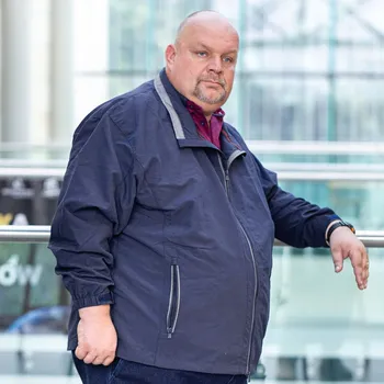 Pánská bunda Adamo pánská velká přechodná bunda 159905-360 tmavě modrá (8XL)