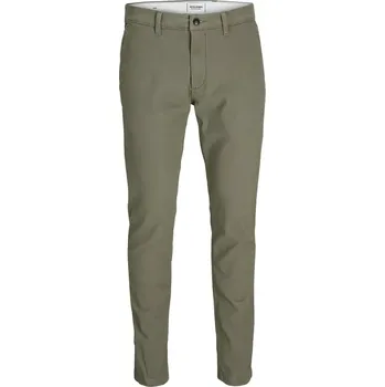 Pánské kalhoty Velké pánské chinos kalhoty Jack & Jones 12243603 khaki (46S)