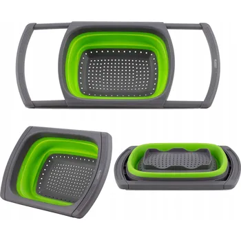 Cedník a síto Skládací silikonový cedník s uchy XXL - velký