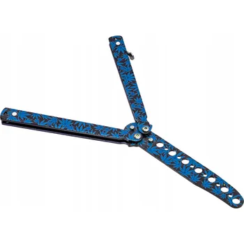 Kuchyňský nůž Motýlek tréninkový, nůž motýlkový konopí full skin CS:GO