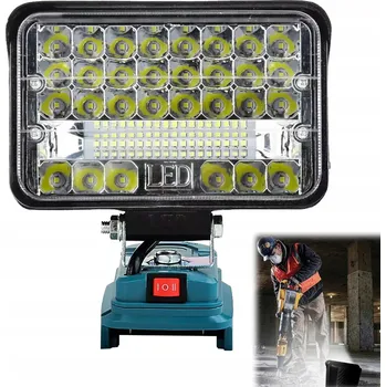 Pracovní světlo LAMPA PRO 18-20V HALOGENOVÁ PRACOVNÍ LAMPA SVÍTILNA 2x USB