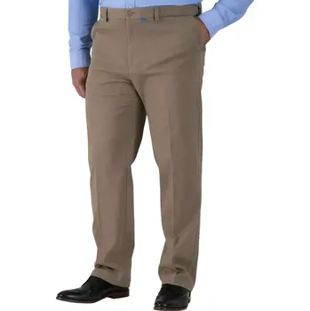 Pánské velké chinos kalhoty Duke D555 Bruno béžové kalhoty (46R)