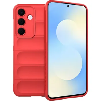 Pouzdro na mobilní telefon Techsuit – Magic Shield – Samsung Galaxy S25 FE – červený